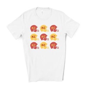 Kansas City Retro Helmet Style , Kc Football , KC TShirt